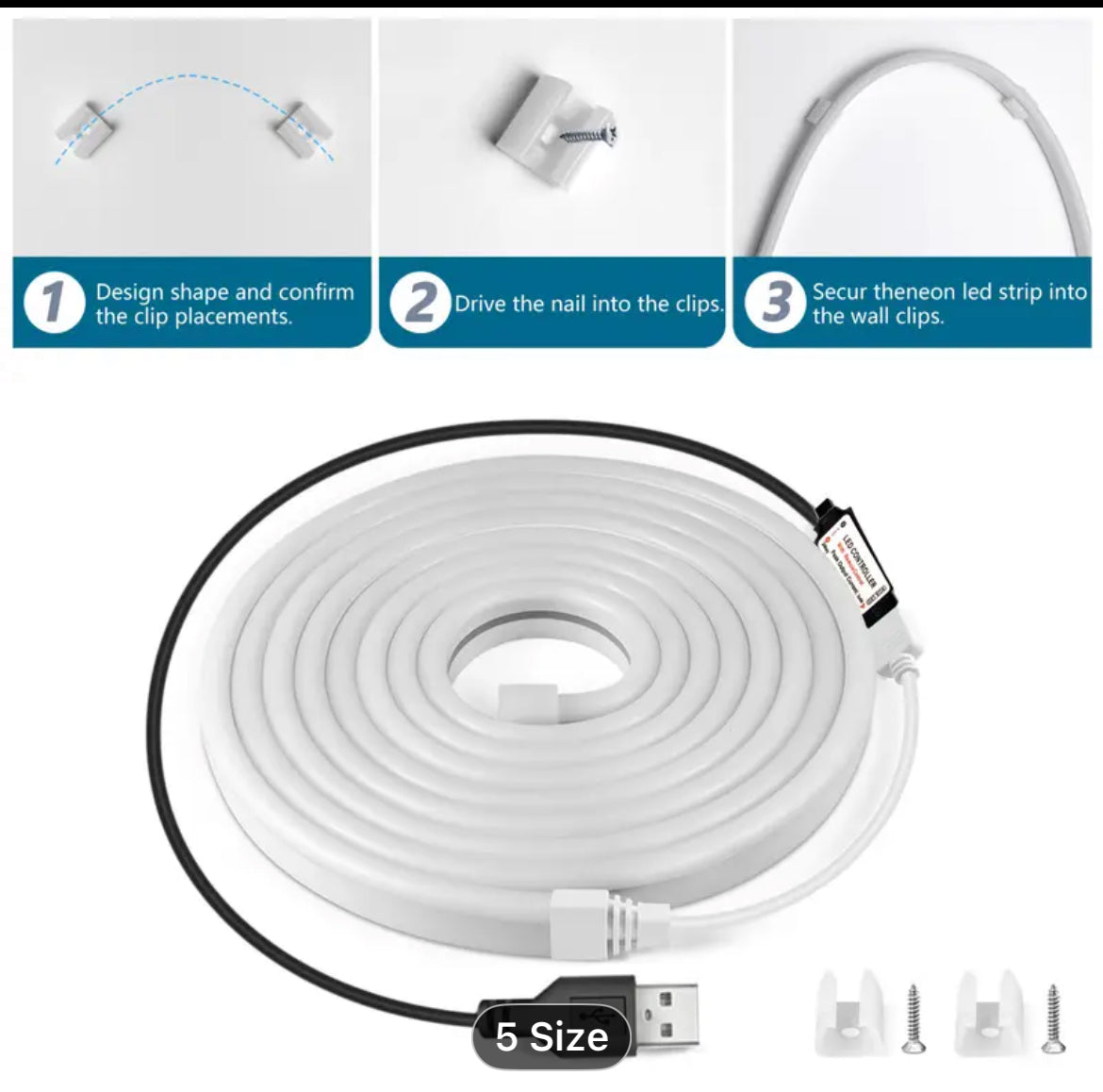 Single-Color RGB Neon LED Strip
