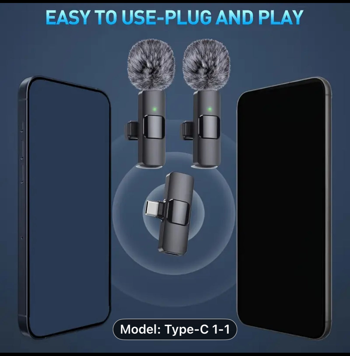 FengYang Wireless Lapel Mic Type C