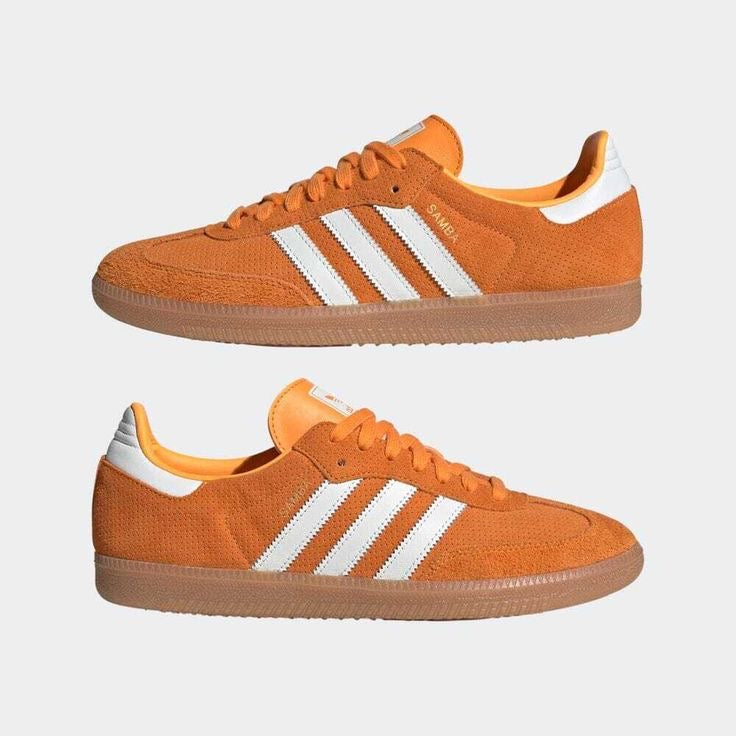 Orange Adidas Sambas