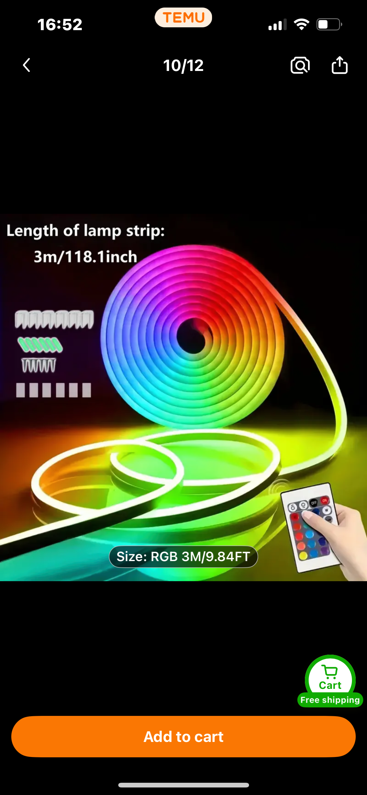 Single-Color RGB Neon LED Strip