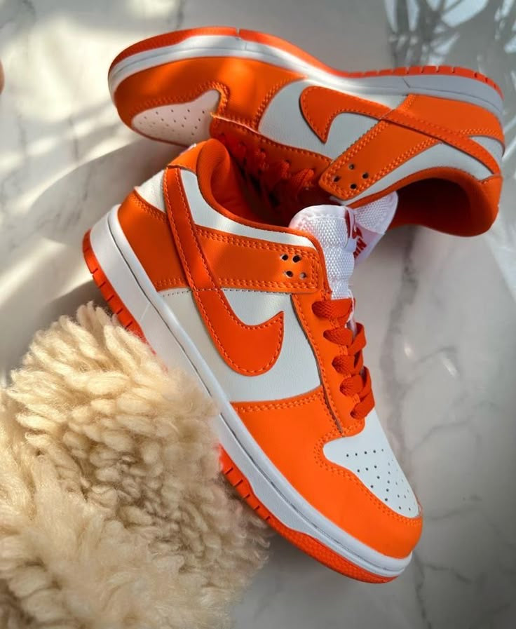 Brand New Nike Orange Dunks