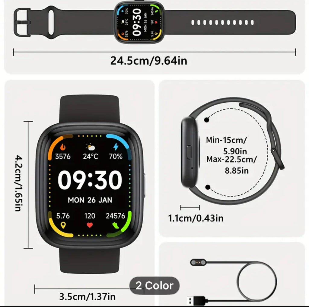 1pc Smartwatch with Alexa Built-in