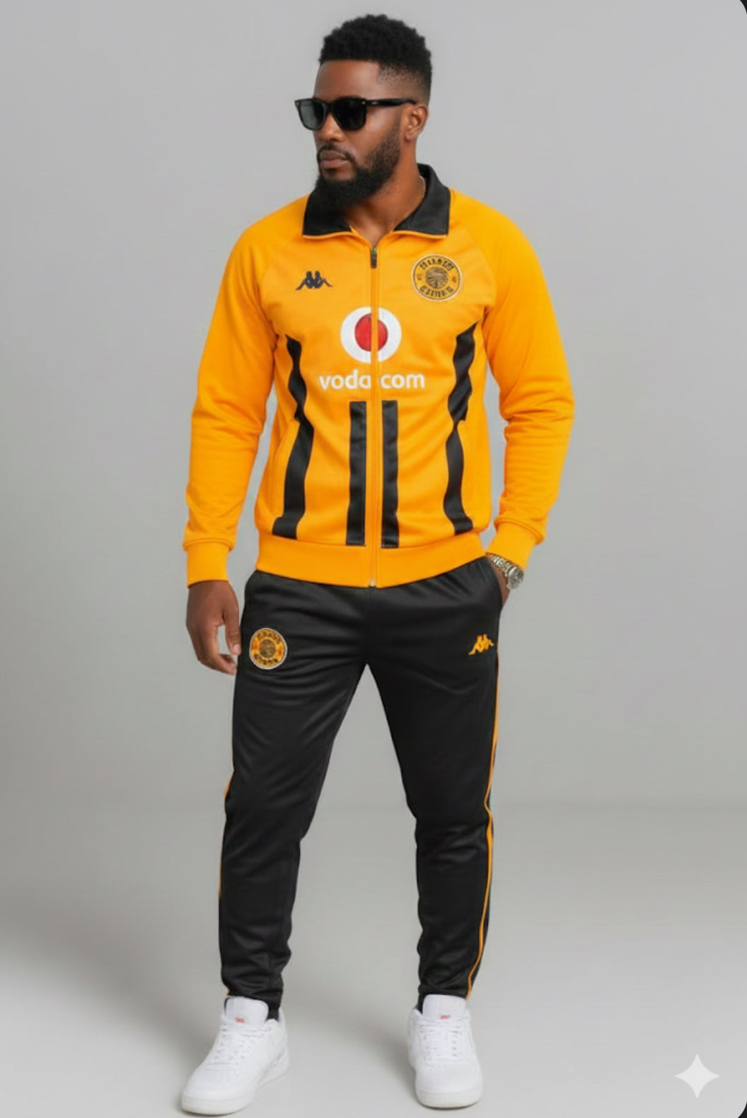 Kappa 24/25 Kaizer Chiefs Home Tracksuit 2 Piece