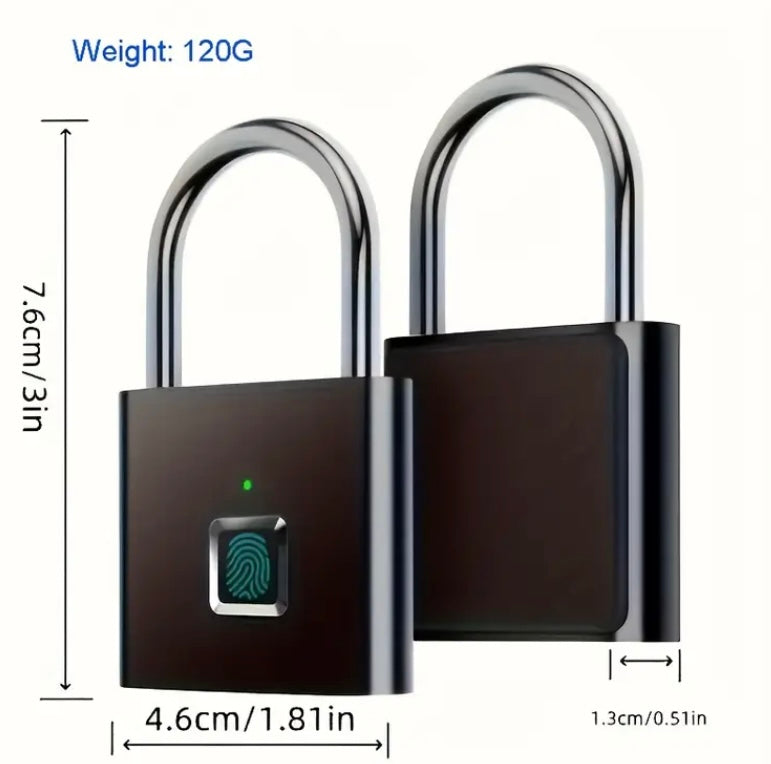 Mini Smart Fingerprint Padlock Keyless Biometric Lock