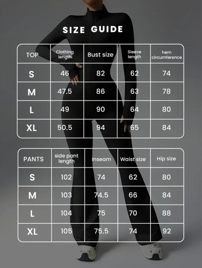 2026 Spring Summer Women's 2pcs Jacket & Flare Pants Set