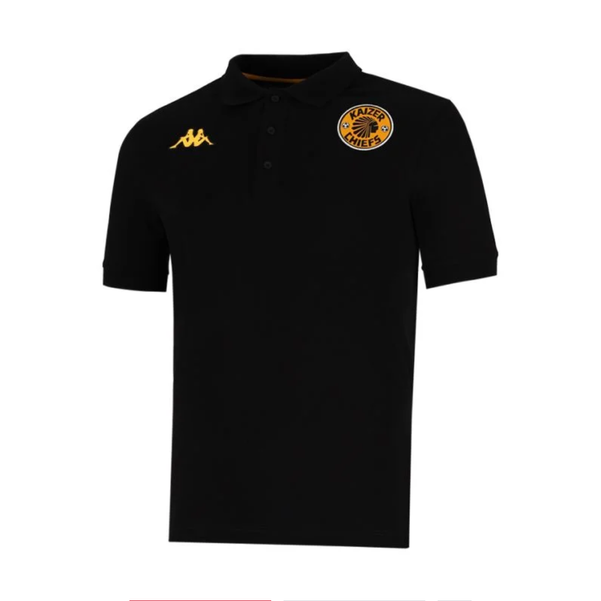 Kappa Kaizer Chiefs Men’s Black & Gold Golfers