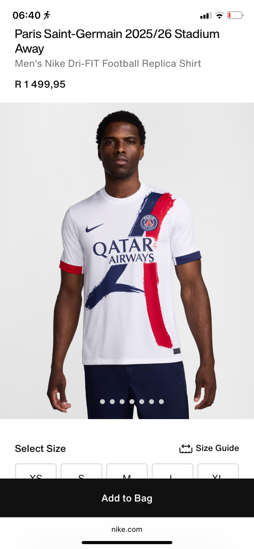 Nike Paris Saint-German 25/26 Away Jersey