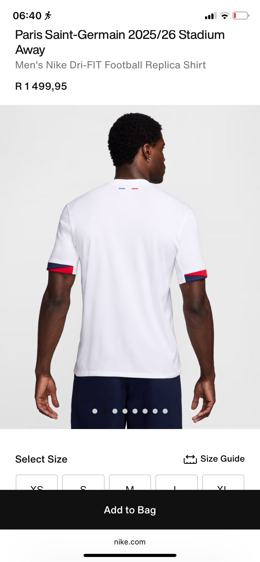 Nike Paris Saint-German 25/26 Away Jersey