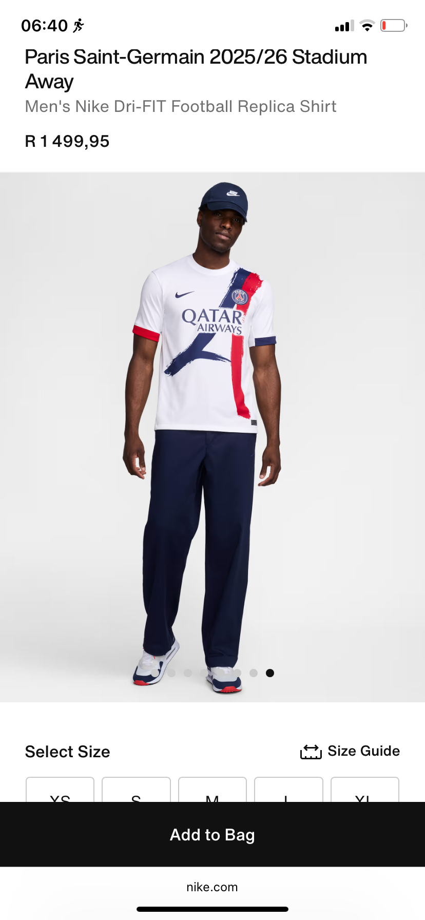 Nike Paris Saint-German 25/26 Away Jersey